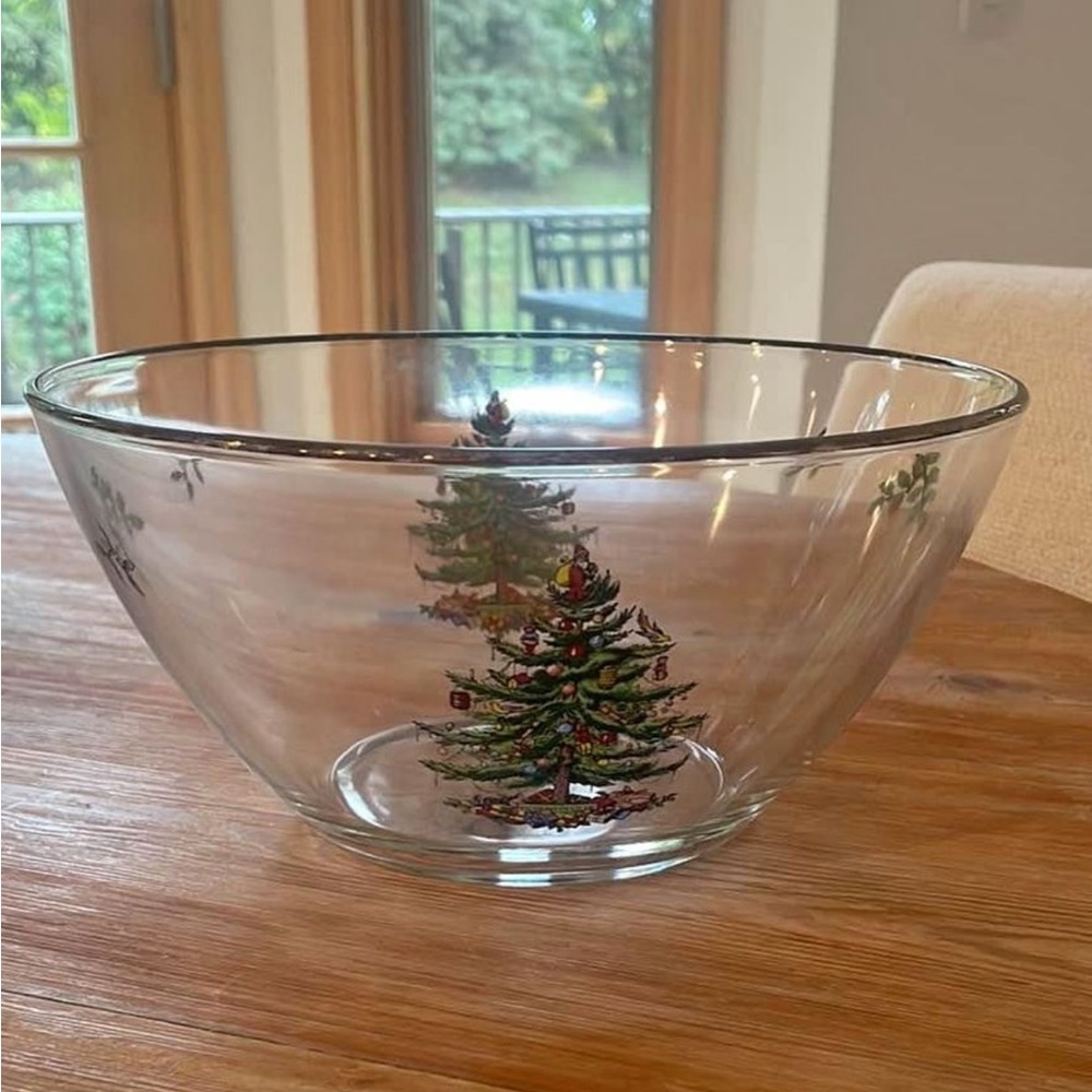 Spode Christmas Tree 9” Large Salad Bowl
